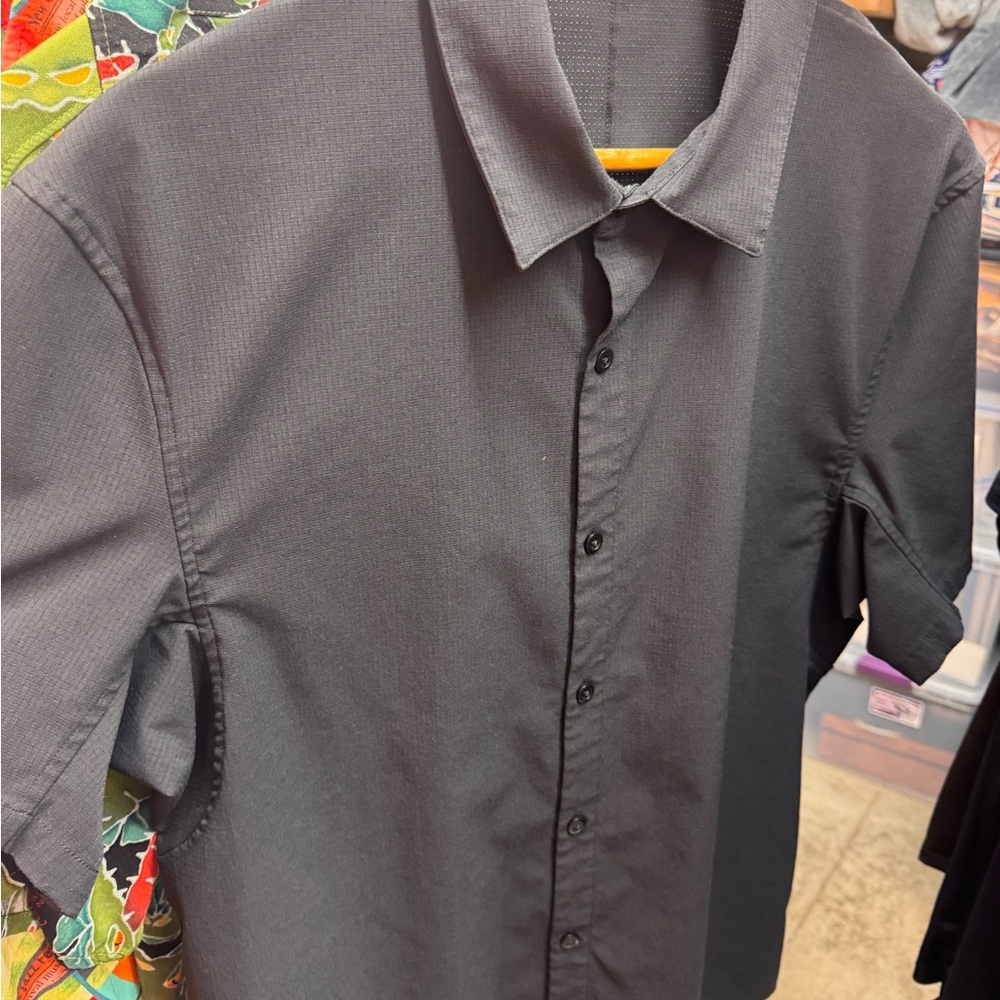 lululemon athletica Charcoal Button Down Shirt